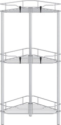 HuggieGems Metal Floor Standing Corner Shower Caddy, 3 Tier by HuggieGems