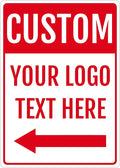 Custom Metal Outdoor Sign for Home Office Business Use, 16x12 Inch, Rust-Free Aluminum Weather Resistant, Waterproof, Durable Ink, Easy to Mount