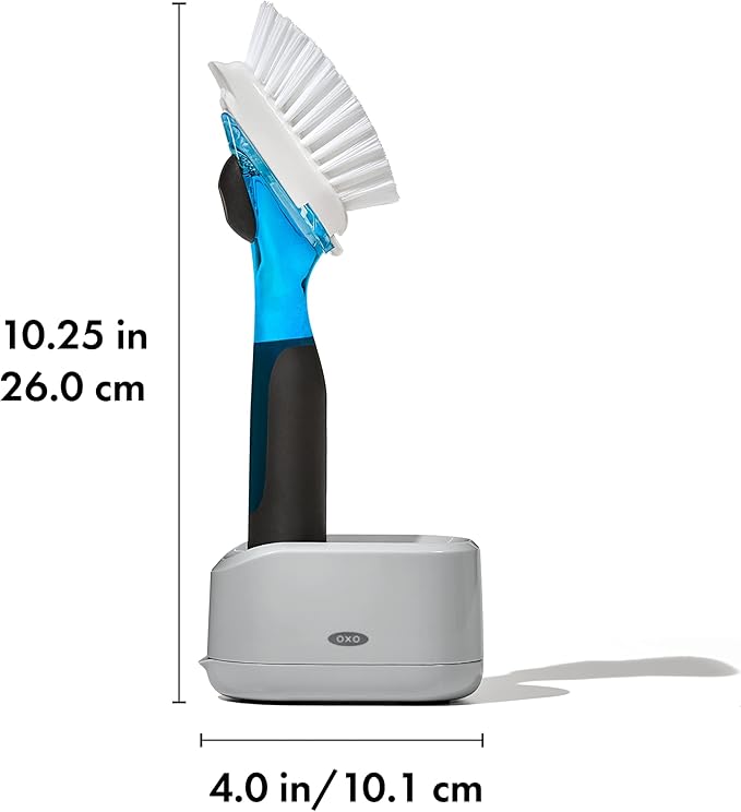 OXO Good Grips Soap Dispensing Dish Brush Storage Set - Image 6