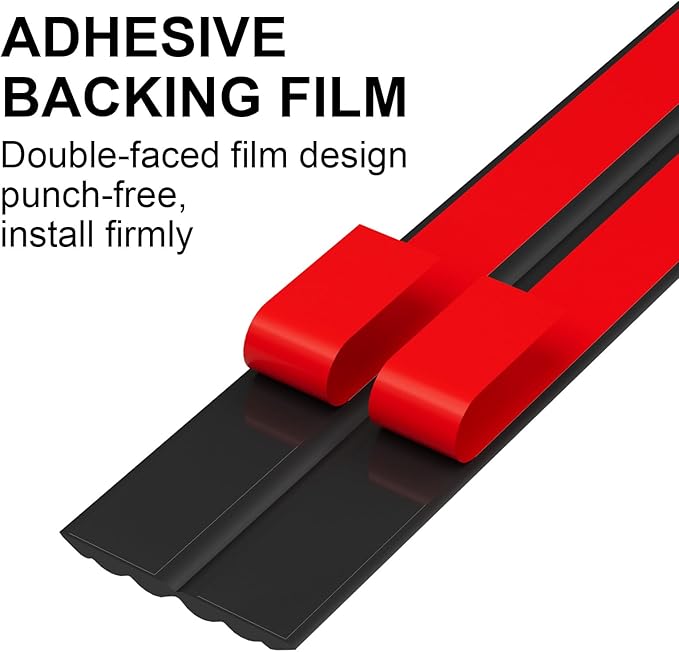 Wall Corner Protector & Edge Guard，Peel and Stick Wall Trim Moulding Inside & Outside Corner Molding Trim Caulk Strip, Self Adhesive Trim for Wall Edge,Ceiling,Countertop, 2.36” W x10’ L，Black