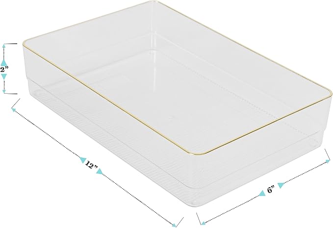 Martha Stewart Kerry Stackable Desk Drawer Organizers - Image 7