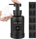 Luxspire Glass Foaming Soap Dispenser 15oz Hand Soap Bottle, 1 Pack | Anti-drip by Luxspire