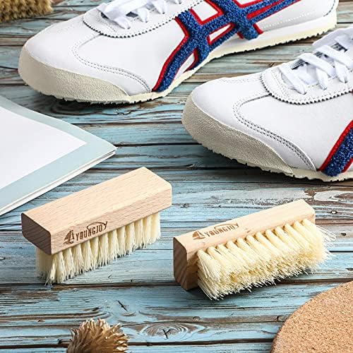 YoungJoy Sneaker Cleaning Brush Shoes Shine Dauber Nylon/Horsehair/Boar Cleaner - Image 3