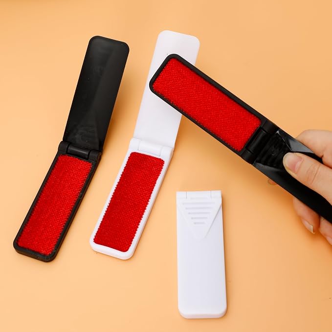 6 Pcs Foldable Lint Brush for Clothes, Portable Lint Remover Brush, Reusable - Image 7