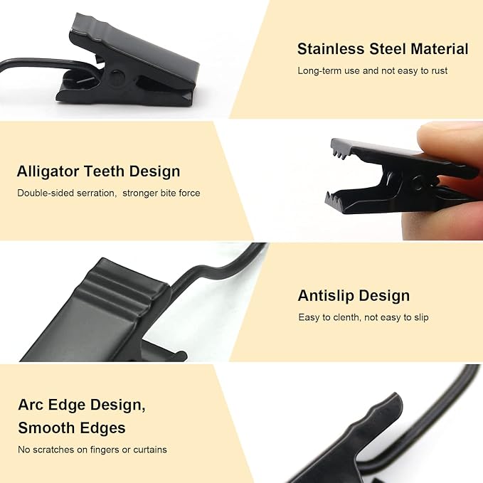 Coideal Large Curtain Clips Hooks - Image 7