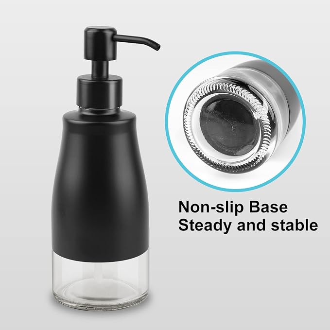 AUMIO 2-Pack Matte Black Dish Soap Dispensers - Image 5