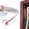 White Rubber Weather Stripping Door Seal Strip, D Shape Door Weather Seal Strip by PUNDIN