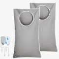 Hanging Laundry Hamper Bag XL 40x22", Space Saving over the Door Storage Bags by DONAQ