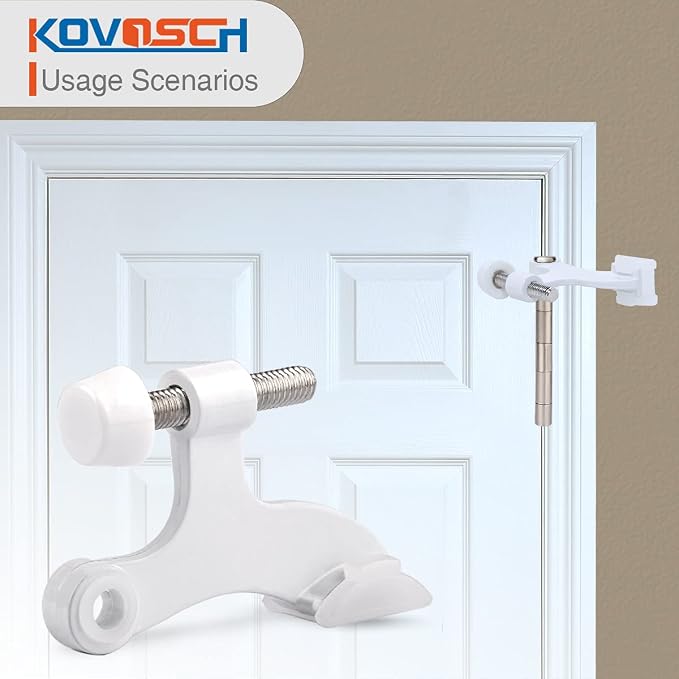 10 Pack Hinge Pin Door Stopper White - Image 5