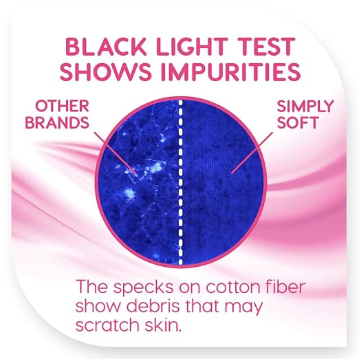 Simply Soft Premium Jumbo Cotton Cleansing Pads, 100% Pure Cotton, Large 3.5 x - Image 5