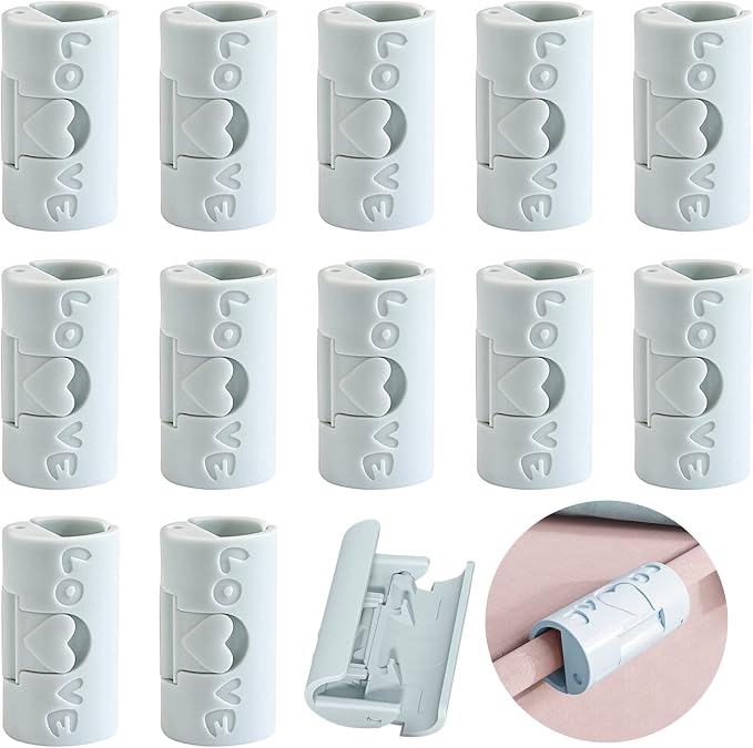 DonLeeving 20 PCS Bed Sheet Grippers Duvet Cover Clips Sheet Clips by Unknown