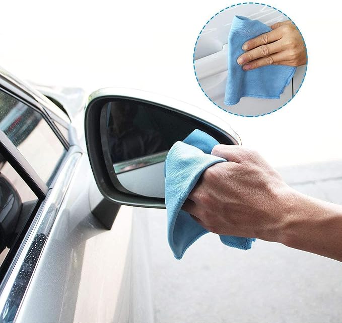 8Pcs Microfiber Towel Cleaning Cloth Mop 12x12 inch - Image 6