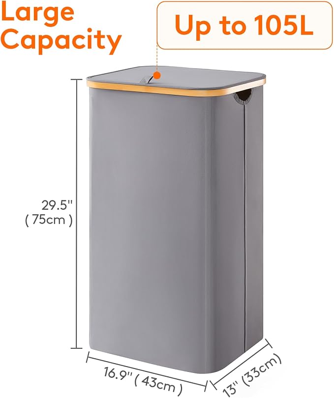 Lifewit 105L Laundry Basket - Image 3