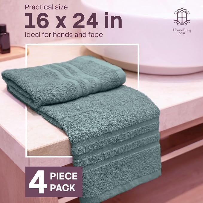 CORE 4-Piece Cotton Hand Towels - Image 2