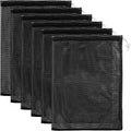 Frienda 6 Pieces Mesh Stuff Sack, 11 x 15 Inch Durable Nylon Mesh Drawstring by Frienda