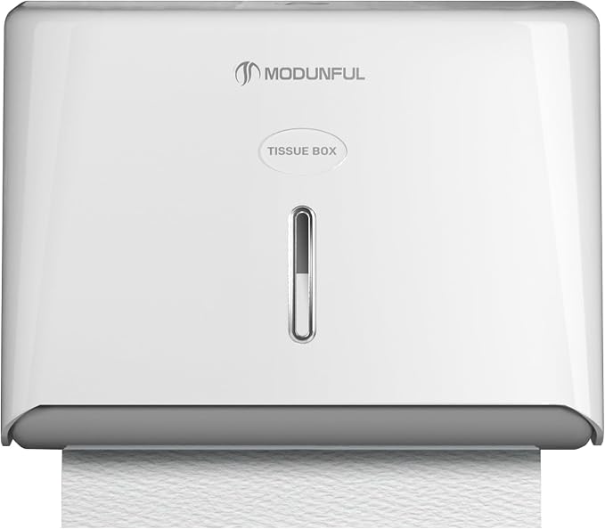 modunful Wall-Mounted Paper Towel Dispenser: Built-in Sample Towel – ABS Wall by modunfulbathroom