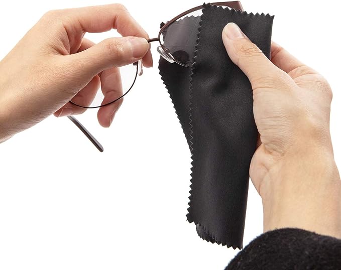 TRIUMPH VISION Eyeglass Cleaning Cloth Glasses Cleaner Microfiber 12 Pack | Eye - Image 3