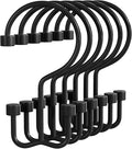Bathway Shower Curtain Hooks Matte Black Shower Curtain Rings, Metal Shower by Bathway