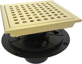 6 Inch Square Shower Floor Drain by WEBANG
