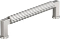 Amerock Ballard 5-1/16 inch (128mm) Center-to-Center Polished Nickel Cabinet Pull, BP37644PN