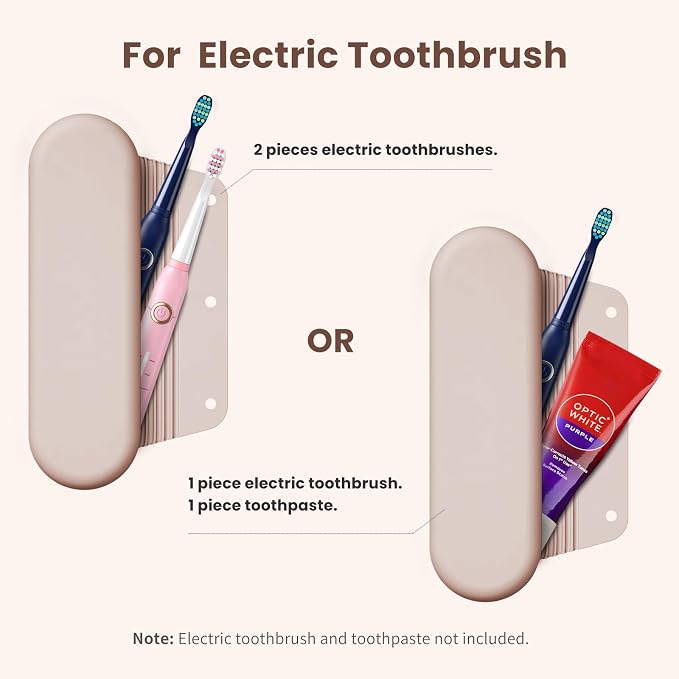 Silicone Electric Toothbrush Travel Case, Manual Toothbrush Travel Cover - Image 2