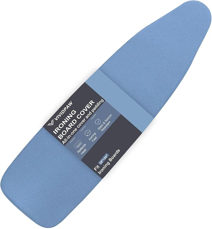 VividPaw Ironing Board Cover and Pad 18x54, Thick Padding by VividPaw