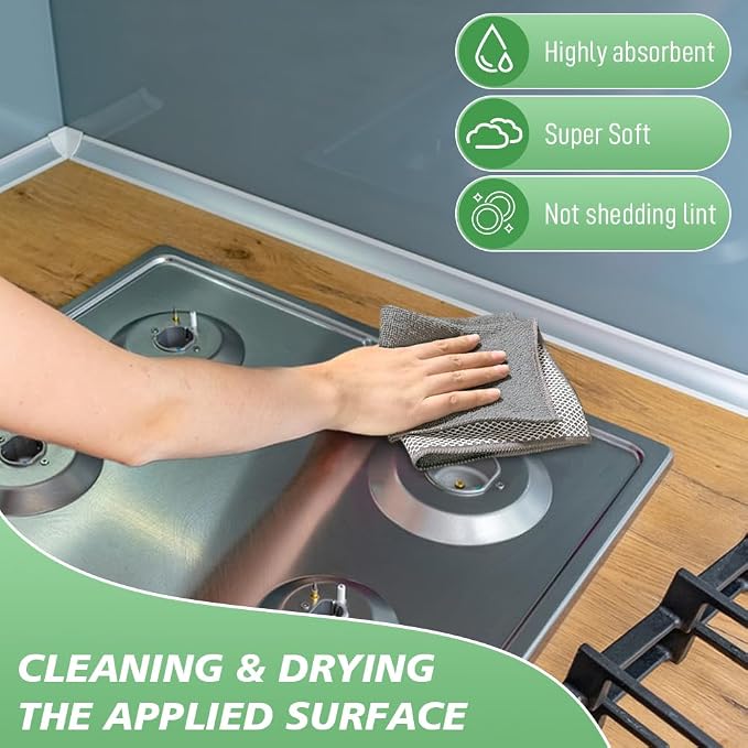 SINLAND Dish Cloth for Washing Dishes Kitchen Washcloth Cleaning Cloth - Image 4