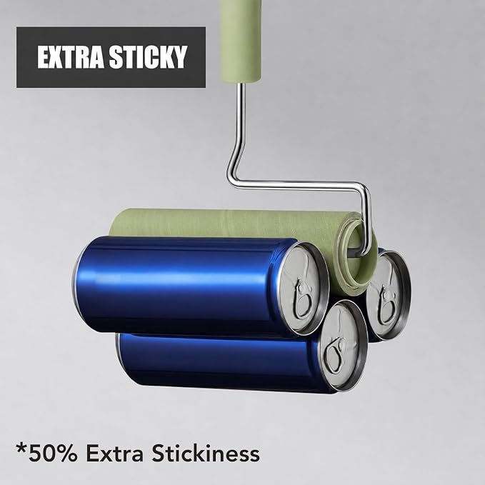 Extra Sticky Large Surface Lint Roller, 6.3''Wide Roller - Image 3