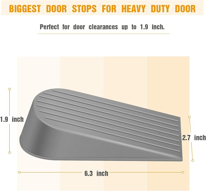 Crosize Extra Large Door Stopper, Big Door Stop - Image 2