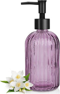 Topsky Stripe Glass Soap Dispenser by HomeandKitchenNO1