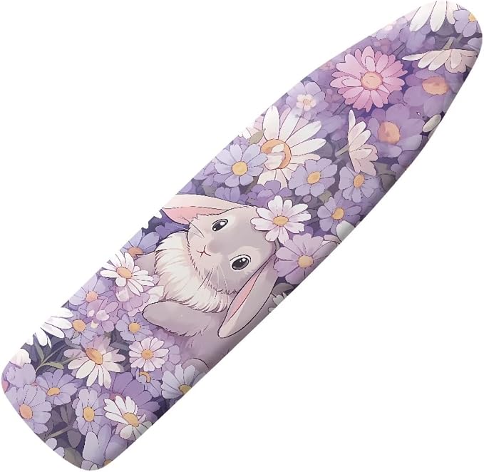 Daisy Bunny Iron Board Cover for Easter Standard Size Elastic Edge for Snug and by Hinthetall