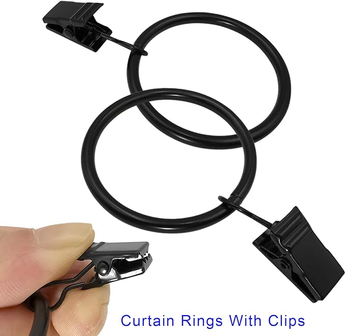 80 Pack Metal Curtain Rings - Image 4