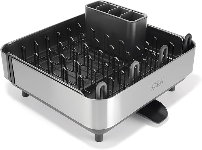Joseph Joseph Extend Steel Plus Extendable Dish Rack Steel, Small to Large Dish - Image 2