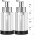 RYTOXILO Glass Soap Dispenser, 10 oz/300ml Foaming Soap Dispenser, 2 Pack by RYTOXILOBrightenUpYourHome