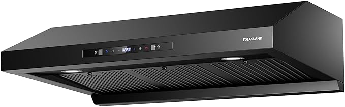 GASLAND Master 36 Inch Under Cabinet Range Hood, Matte Black, 700 CFM for Heavy-Duty Cooking Kitchen Exhaust Fan, 3-speed Powerful Stove Vent Hood 67dB, Three Filters Vent Hood with 5000K LED light