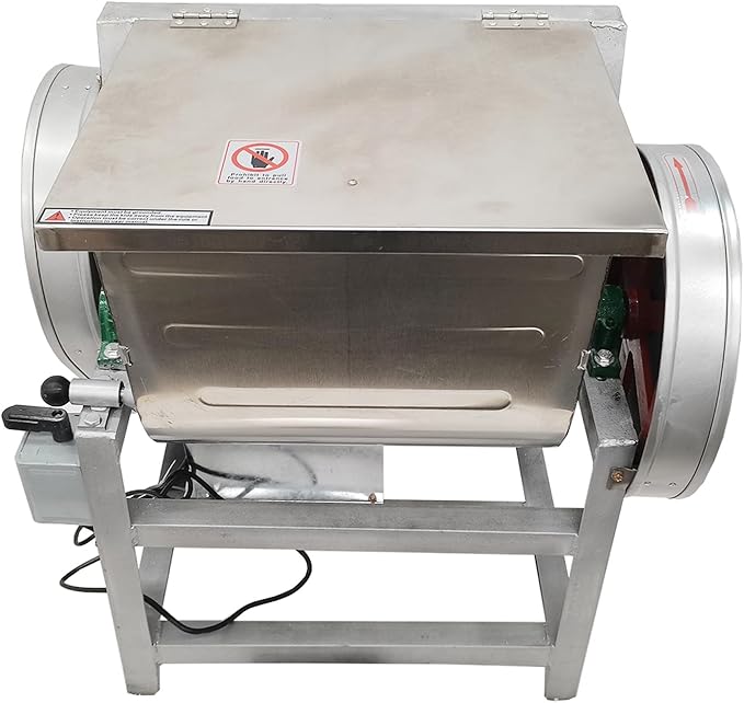 INTBUYING Electric Dough Mixer Commercial 30QT Stand Mixer Flour Pizza Mixing Machine Stainless Steel Dough Blender Kneading Machine Twisted Dragon-shaped Blade 15.5x12x14in Bowl