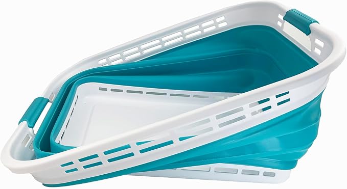 SAMMART 42L Collapsible Plastic Laundry Basket - Image 2