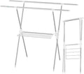 Foldable Clothes Drying Rack 63 Inch Stainless Steel, Heavy Duty Space Saving by Unknown