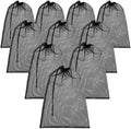 TecUnite 10 Pack Mesh Drawstring Bags by TecUnite