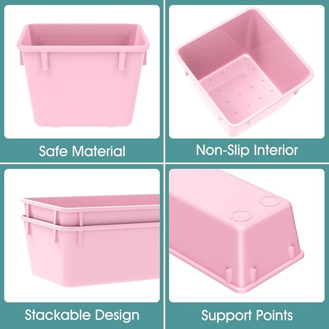 25 PCS Plastic Drawer Organizer Set, Makeup Organizers and Storage Bins | 4 - Image 3