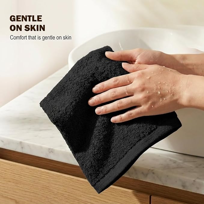 Utopia Towels 60 Pack Washcloths, 12x12 in, 100% Cotton, Fast Drying, Soft Feel - Image 3