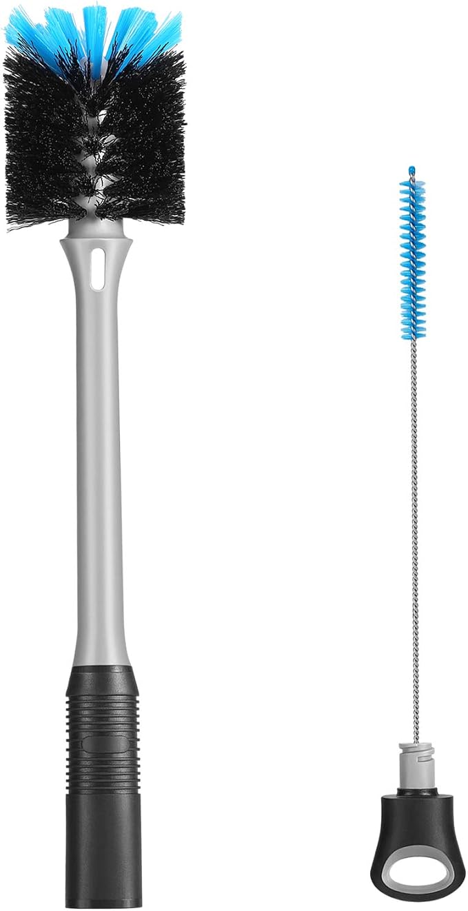 MOSOLAN 2-in-1 Bottle Brush and Straw Cleaner Brush, 1 Pack | Long Handle Water by mosolan