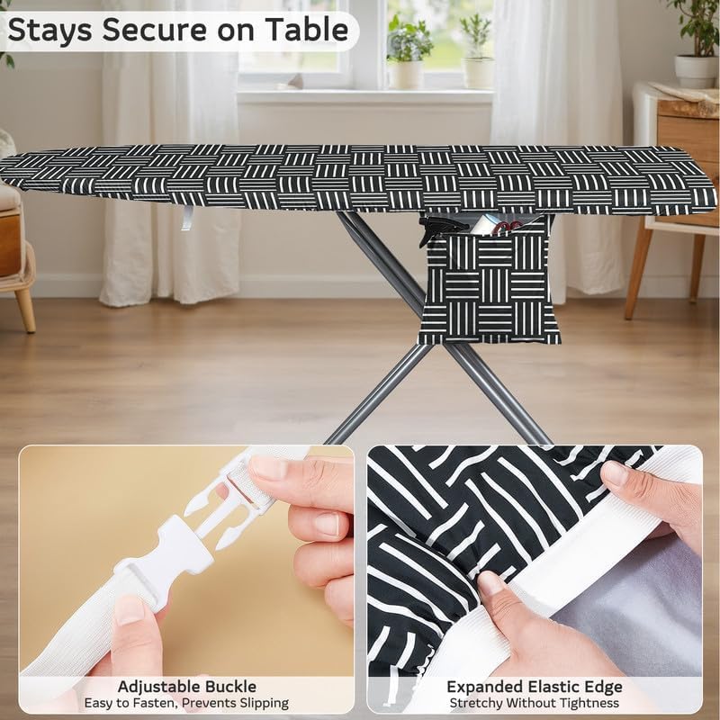 FIOBEE Ironing Board Cover and Pad Extra Thick Iron Board Pad - Image 5