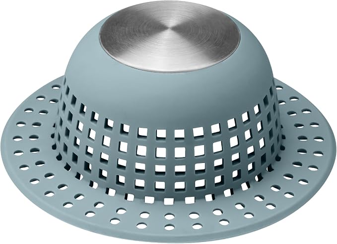 Aluvor Shower Drain Hair Catcher Bathtub Drain Cover Sink Drain Protector | by SayGoodbyetoHairClogging