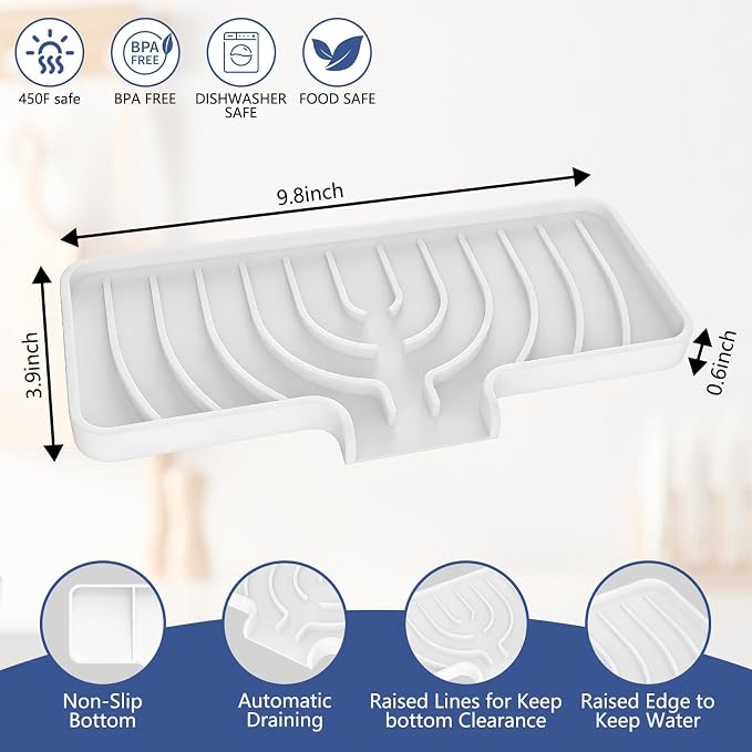 JACZZO Silicone Sponge Holder for Kitchen Sink - Image 2