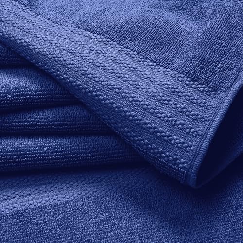GLAMBURG Premium Cotton 4 Pack Bath Towel Set - Image 2