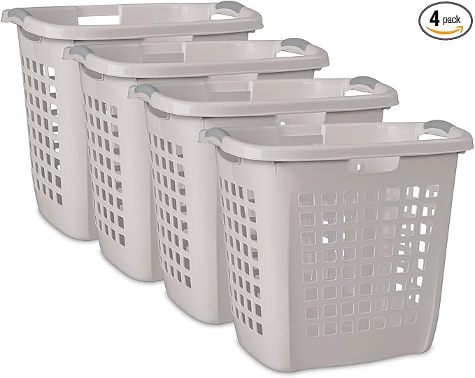 Sterilite Ultra Easy Carry Hamper, Laundry Basket Organizer by Sterilite