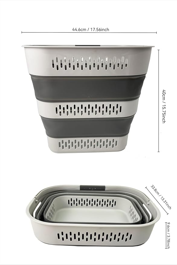 SAMMART 38L Collapsible Laundry Basket - Image 7