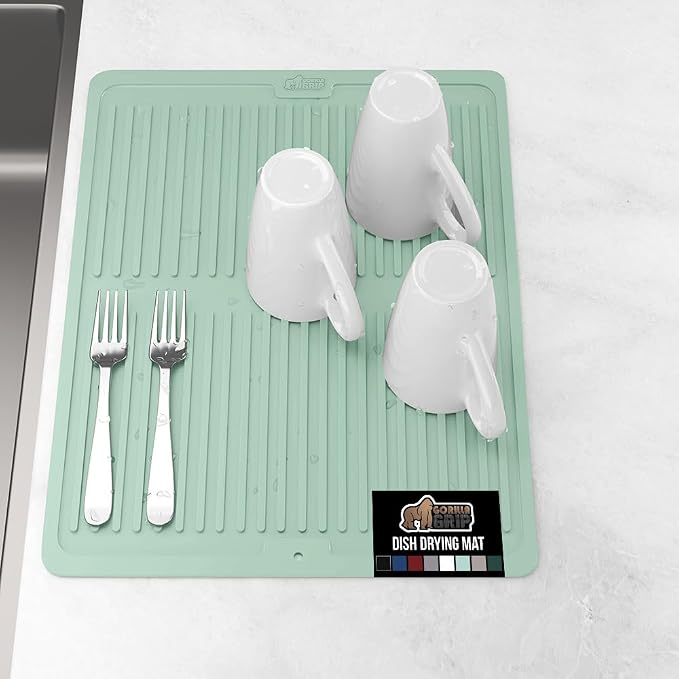 GORILLA GRIP 100% BPA-Free Patented Silicone Dish Drying Mat by Unknown