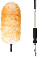 Extendable Cleaning Duster, 66.9Inch Telescoping Feather Dusters by FeelFunFeather